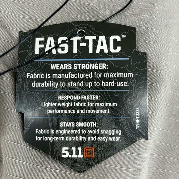 5.11 Tactical Fast Tac Cargo Pants Women Size 20 Straight Fit Ripestop Beige NEW - Picture 3 of 12
